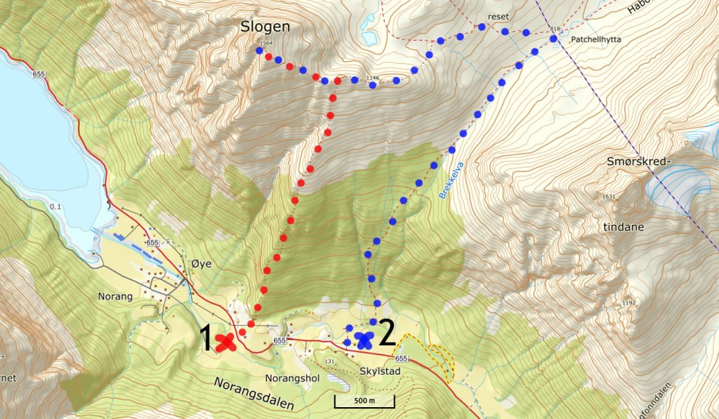 slogen hike map