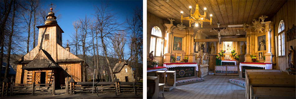 Historic church at Peksowy Brzyzek, Zakopane